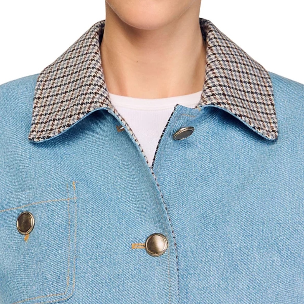 Elias Denim Jacket Front Button - Picture 3 of 7
